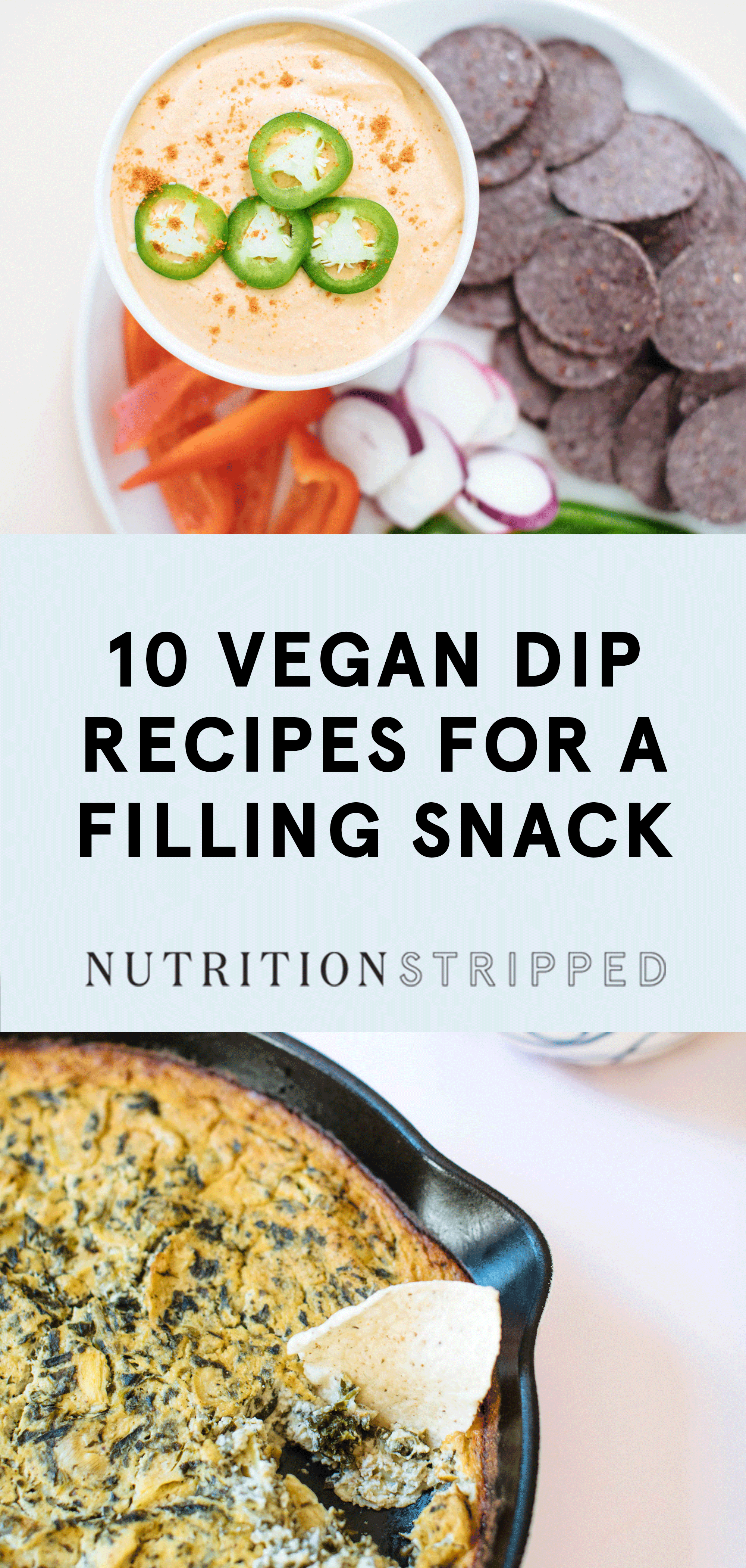 Vegan Dip Recipes | Nutrition Stripped
