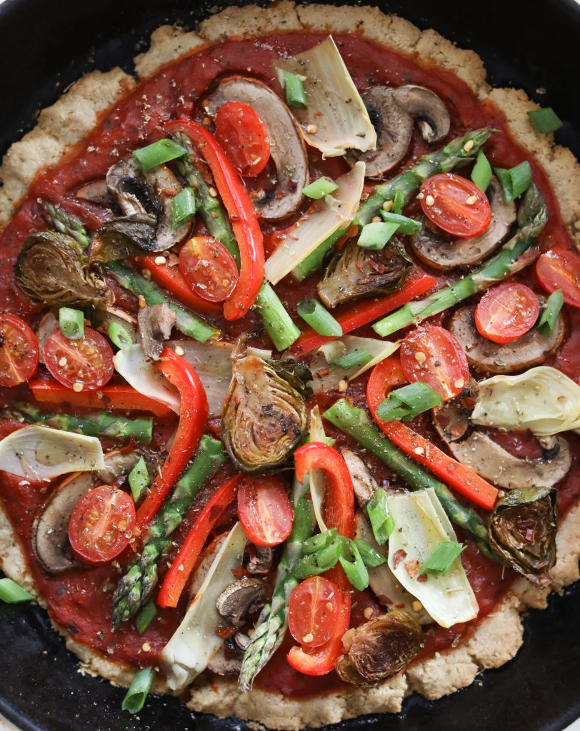 Healthy Gluten-Free Veggie Pizza